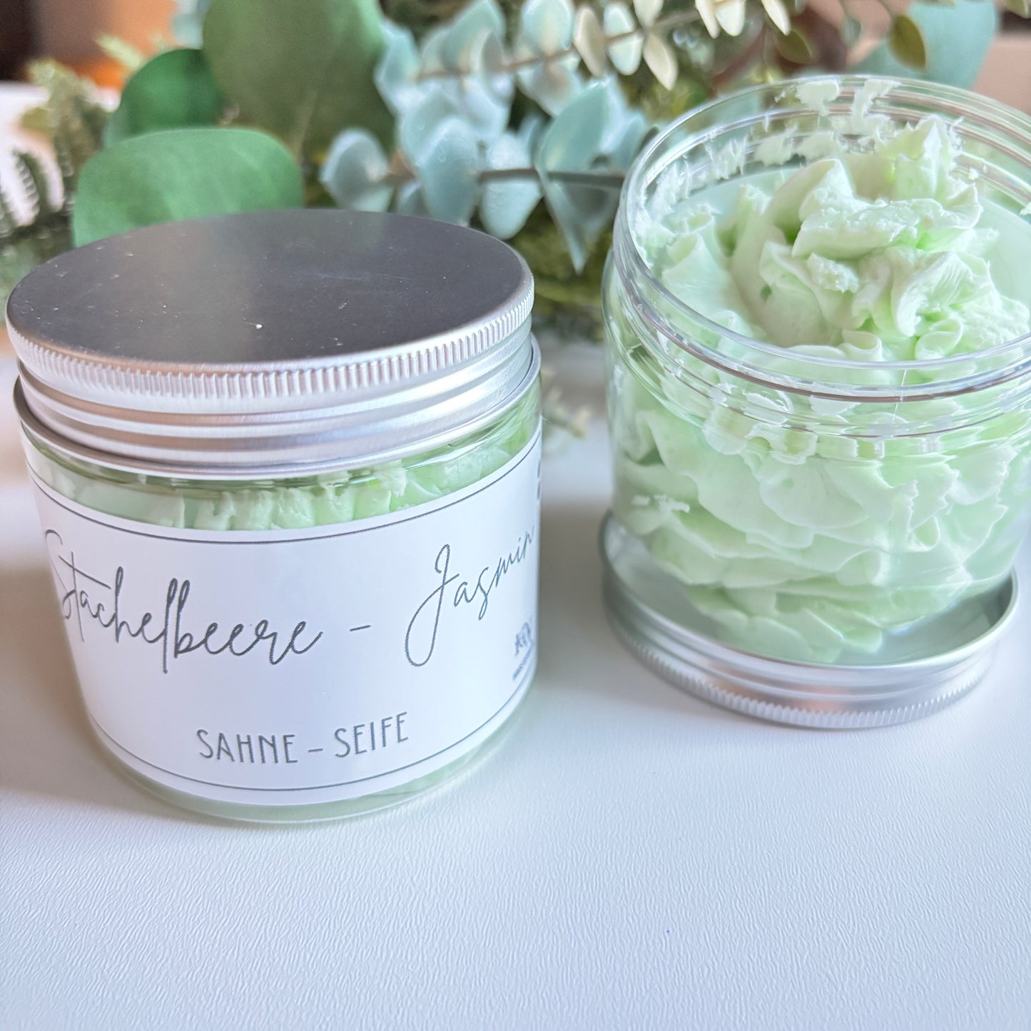 Sahneseife Stachelbeere-Jasmin